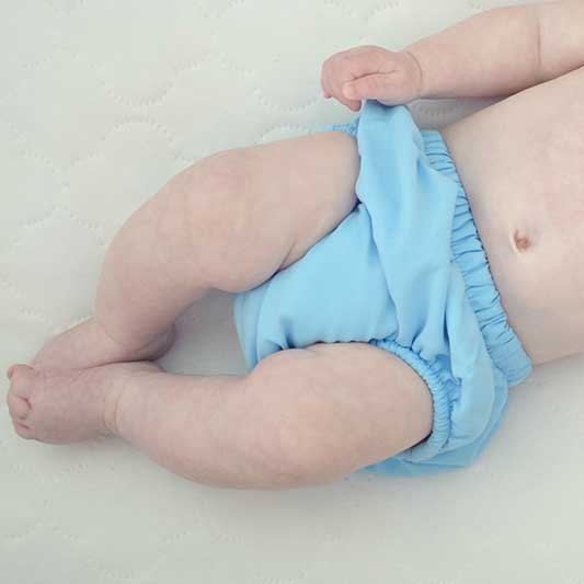Nappy rash is common with cloth nappies that aren't washed effectively