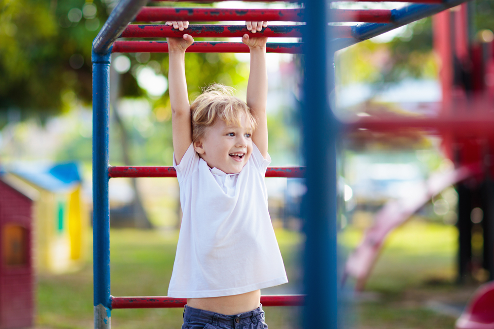 Child settling into daycare centre