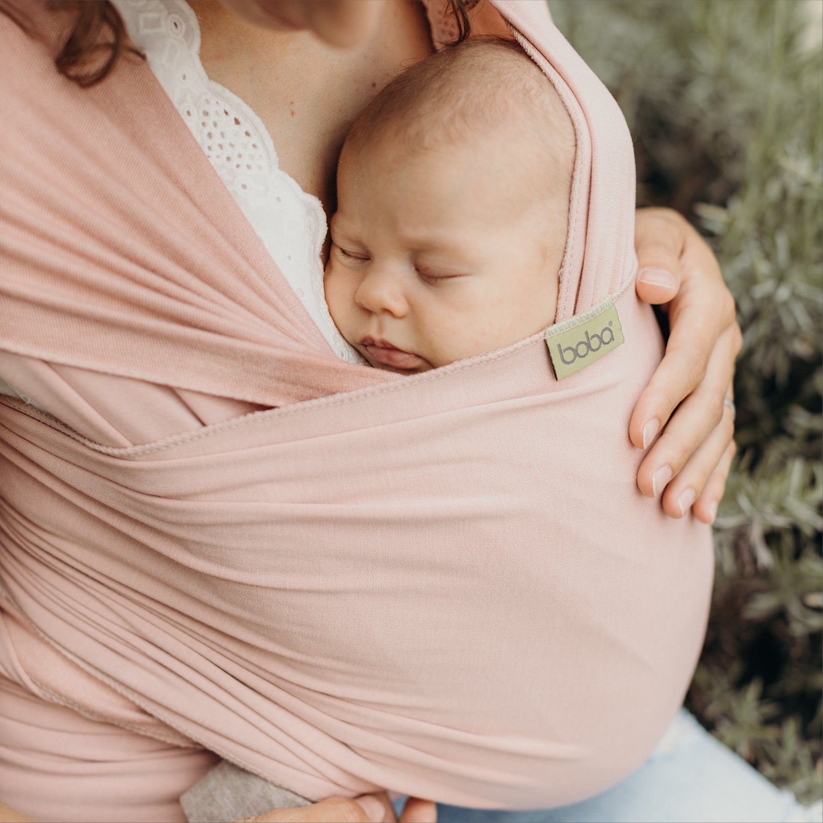 It's a good idea to babywear your newborn at Christmas