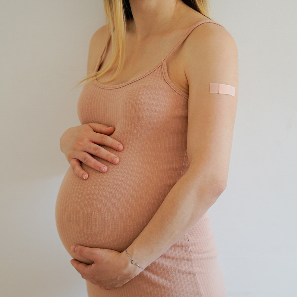 Pregnant woman after COVID-19 vaccine