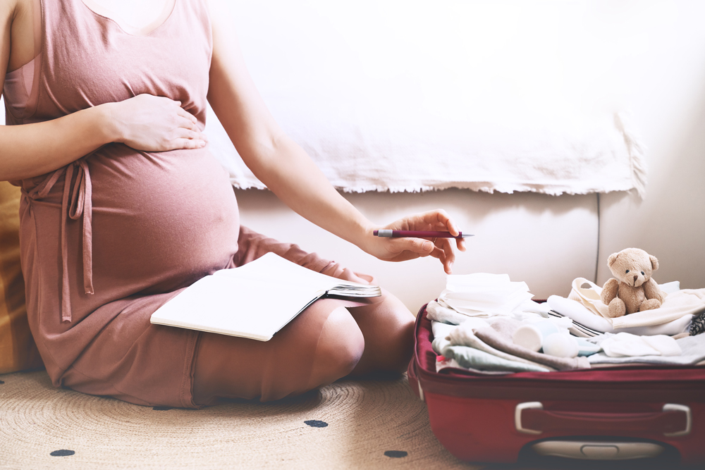 Hospital bag packing if you're being induced