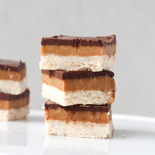 Two Islands Vegan Caramel Slice recipe